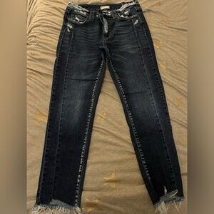Altar’d State Ripped/Frayed Capri Jeans